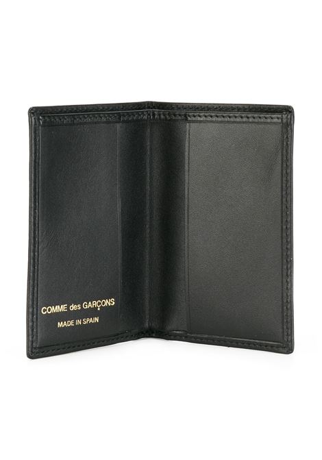 classic wallet no zip unisex black COMME DES GARÇONS WALLET | SA6400800